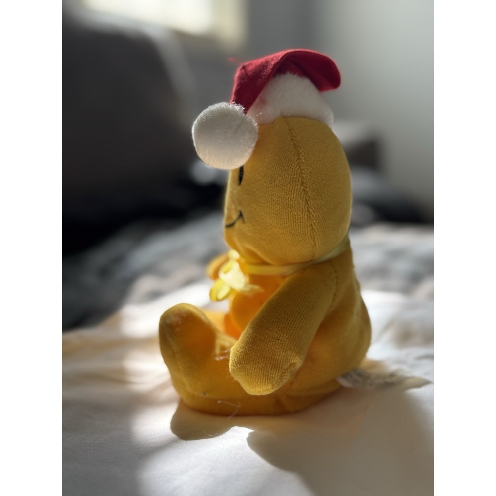 Vintage Shanghai Elcee Toys Smiley Face Santa Bean Bag Plush Holiday Emoji RARE - Picture 5 of 10
